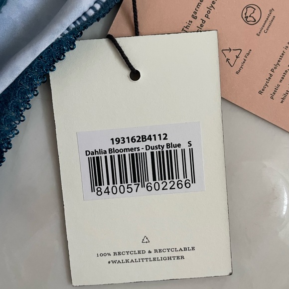 Spell and the Gypsy Dahlia Bottoms Dusty Blue small Bikini Panties New - Picture 4 of 5